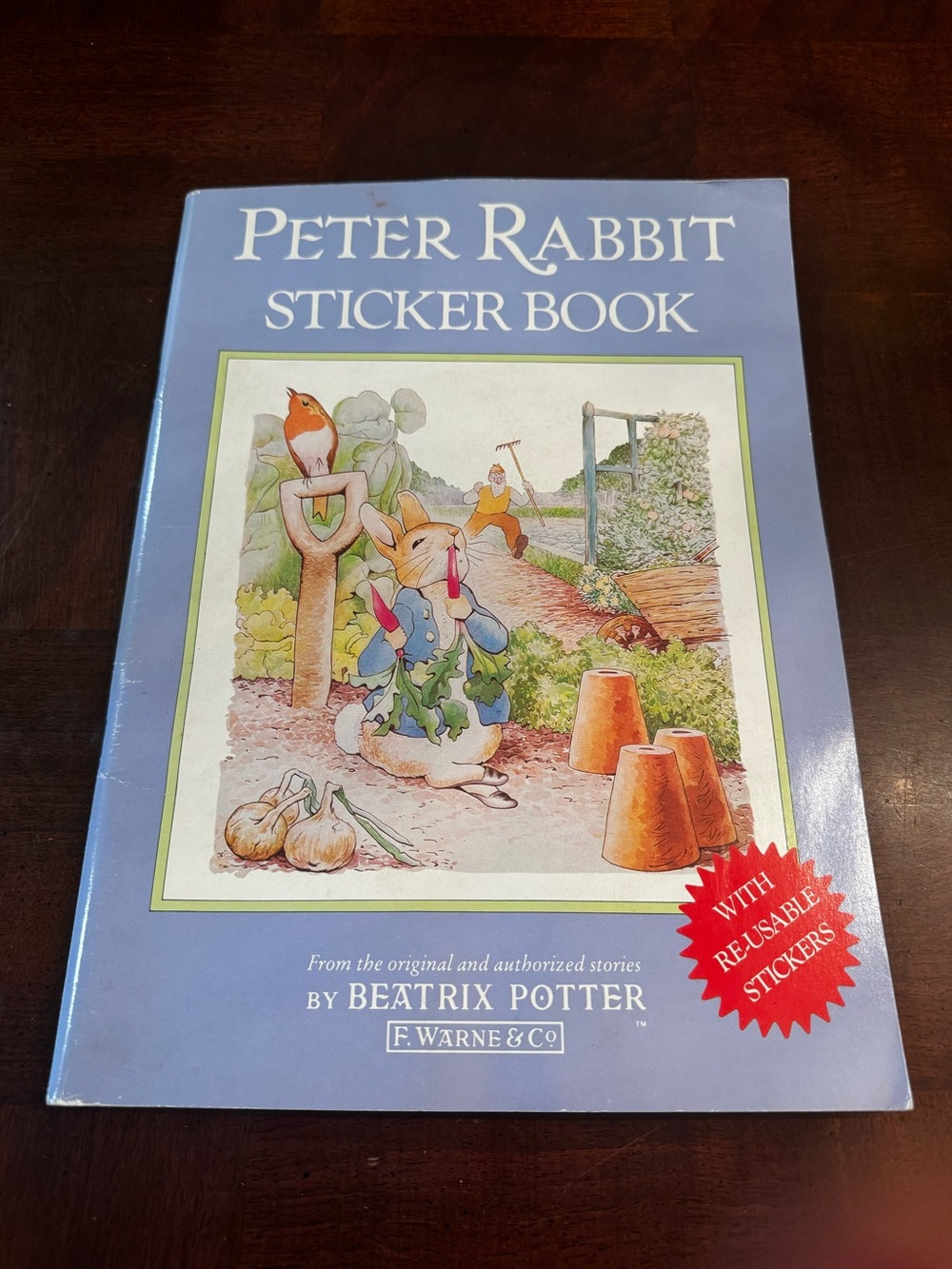 Peter Rabbit Reusable Sticker Seals Book Beatrix Potter